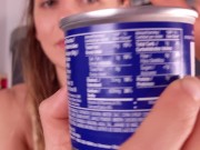 Eating lil wieners ASMR Chewing fetish mouth and teeth 2/16