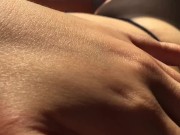 Massaging my boobs with my own vaginal fluids - Nipple playing  2/16