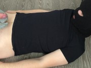 sexy girl sockjob & handjob with gray socks cumshot domination socks smell 4/16