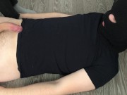 sexy girl sockjob & handjob with gray socks cumshot domination socks smell 8/16