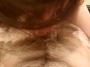 Сводный брат пришел домой и трахнул отдыхающую сестру, не снимая с нее трусиков. Кончить на лицо 13/16