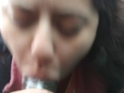 Twitter @naashirttf @onlyfans/ricanqueen97 Park car head gagging 16/16