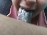 Twitter @naashirttf @onlyfans/ricanqueen97 Park car head gagging