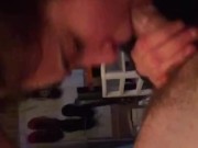 19 year old slut gagging on dick 14/16