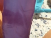 Close-up POV Dildo Fuck: Loud and Messy 1/16