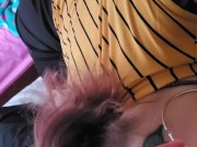 Babysitter white girl was bored so I gave her something to suck on ( mizz poizon ivy) 11/16