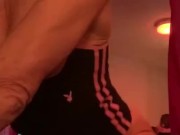 Middle aged Liberty Love and her collection of dildos  6/16