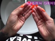 Long nails ASMR wet wash and scrub fantasy #SCRUBHUB 4/16
