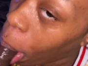 Teen Deep Throat Queen Gives Sloppy Throat Massage To BBC POV 15/16