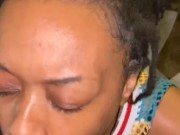 Teen Deep Throat Queen Gives Sloppy Throat Massage To BBC POV 4/16