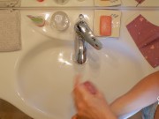 Quick Handjob from Nurse for Doctor after Nightshift (Hospital Sex) 10/16