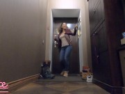 Sexy Babe Washes Hands and Dances Naked  1/16