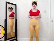 Delicious Creamy Wet Pussy Finger Fucked by Pooh Cosplay - SmilesofSally 1/16