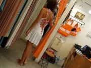 Shop Change Room VOYEURISM# Public NO PANTIES at shoping 9/16