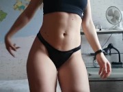 Карантин. Coronovirus. Сидим дома. Большая попа. Гольфы. Школьница. 3/16