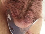 Je suce sa grosse queue et il gicle sur ma langue 10/16