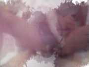 I open my ass with a huge dildo and I like to masturbate anally 1/16