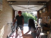 fucked in the neighbor's garager 1/16