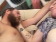Quarantine Threesome On Zoom with Friend Plus Creampie 4/16