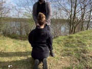 tinder girl fucked outdoor in public nature on a biketour 3/16