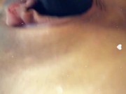 Hot blonde teen gets stretched in shower 15/16