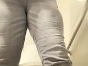 PUBLIC BATHROOM GAPING BBW CUNT EXPOSURE +FLOOR PISS +ANAL PLUG INSERTION 2/16
