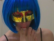 Italian Amateur wife worships and lick feets then gives a smoking blowjob! 6/16