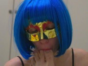 Italian Amateur wife worships and lick feets then gives a smoking blowjob! 8/16