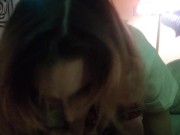 Schoolgirl blowjob cum spit 9/16