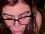 Nerdy Redhead Giving Good Head & Good Pussy 4/16