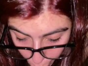 Nerdy Redhead Giving Good Head & Good Pussy 6/16