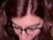 Nerdy Redhead Giving Good Head & Good Pussy 7/16