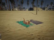 Hot Girls on Public Beach-GTA 13/16