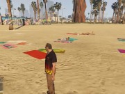 Hot Girls on Public Beach-GTA 16/16