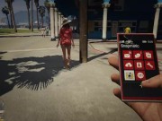 Hot Girls on Public Beach-GTA 5/16