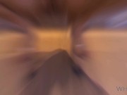 Hot bimbo with fake tits and pierced pussy shows her diamond butt plug -WHORNY FILMS 14/16