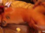 Bukkake after Rough Amateur Gangbang for German Hooker Teen Anni 12/16