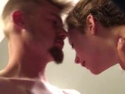 Post shower head making her gag 13/16