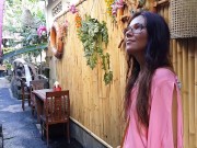 Up Dress NO PANTIES  at Exotic RESTAURANT # Public VOYEUR Flashing 2/16