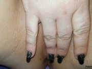 Milf got a double orgasm and flowed her pussy 3/16