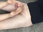teen girl footjob & nylonjob and worship nylon stockings cum on feet 4/16