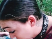 Hot goth sloppy blowjob deepthroat CUM IN MOUTH 2/16