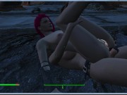 Sex marathon! Alice is all in sperm! | Fallout 4 porno | Sex Game 15/16