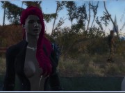 Sex marathon! Alice is all in sperm! | Fallout 4 porno | Sex Game 3/16