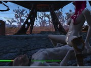 Sex marathon! Alice is all in sperm! | Fallout 4 porno | Sex Game 8/16