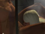 Blowjob in the shower! Made a stepsister | porno game, 3d, sims sex 9/16