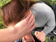 Blowjob in a public park from wife amateur LeoKleo 10/16