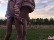 StepBrother fucked stepsister on a walk in the woods 13/16