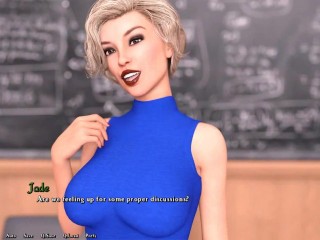 Being A Dik: Teacher Jerks My Cock in The Class Room- Ep 37