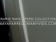Latina Nurse Collects French Guy Sperm 1/16